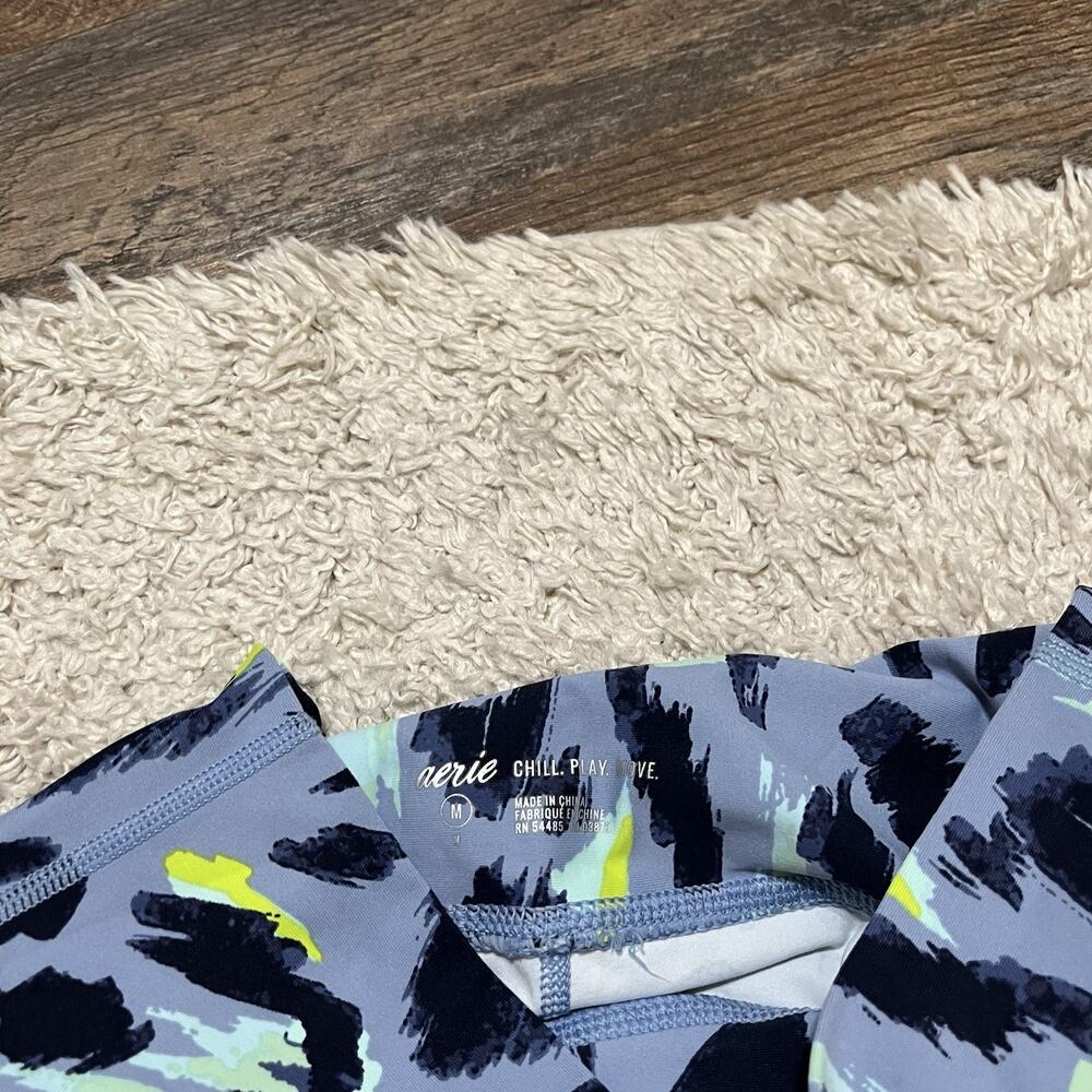 Aerie Chill. Play. Move. Medium Abstract Leopard High-Rise Athleisure Leggings - Picture 5 of 5